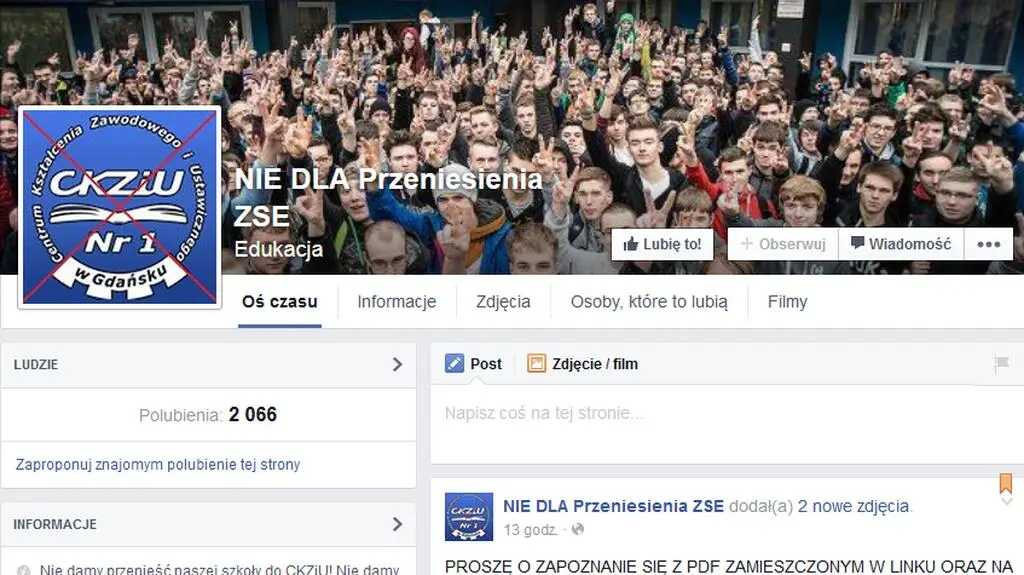 Na protest nie zgodził się prezydent 