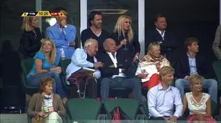 Na trybunach VIP-y