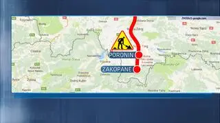 Na utrudnienia trzeba przygotować się pomiędzy Poroninem a Zakopanem