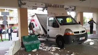 Najbardziej ucierpiał samochód