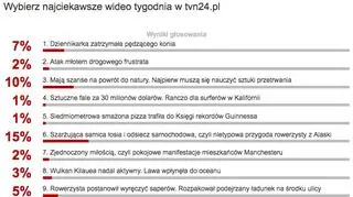 Najciekawsze wideo tygodnia w tvn24.pl wybrane