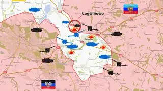 Najcięższe walki toczą się o wieś Łogwinowo na drodze E40 (M03)