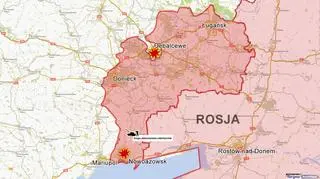 Najcięższe walki toczą się w rejonie debalcewskim (północ) i między Mariupolem a Nowoazowskiem (południe)
