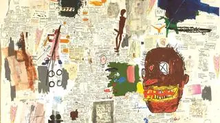 Najdroższe dzieło aukcji - "Untitled" Basquiata za 7 mln dol. (fot. Christie's)