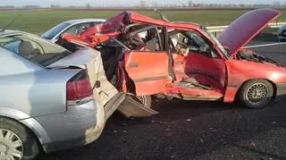 Najpoważniejszy był wypadek na 167. kilometrze autostrady A4