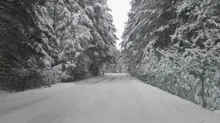 Największe opady na wschodzie. Podlasie. (fot. internautka Ewa)