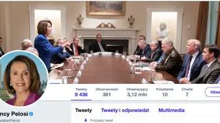 Nancy Pelosi ustawiła fotografię jako swoje zdjęcie w tle na profilach w mediach społecznościowych