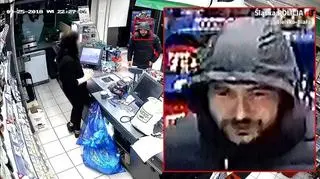Napad z nożem na sklep