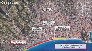Napastnik przejechał dwa kilometry
