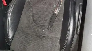 Napastnik zostawił nóż