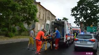 Nastolatkowie zostali przewiezieni do szpitala