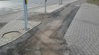 Nawierzchnia była frezowana