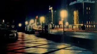 Neon Gazety Poznańskiej na ówczesnej siedzibie KW PZPR na ul. Św. Marcin