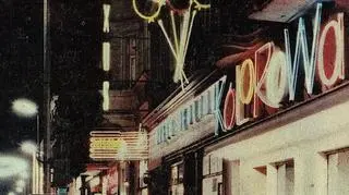 Neon "Kolorowa" na ul. Św. Marcin (1969 r.)