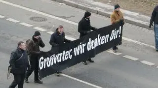 Neonaziści demonstrowali w Niemczech (fot. internauta)