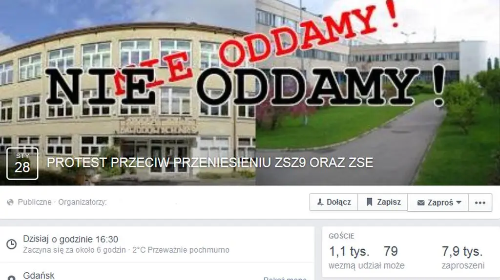 "Nie oddamy szkoły"
