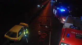 Nie wiadomo dlaczego mężczyzna zjechał na przeciwległy pas ruchu 