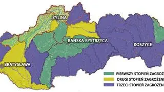 Niemal cała Słowacja jest zagrożona