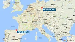 Niemka po raz ostatni była widziana w Schkeuditz, jej ciało znaleziono w gminie Asparrena