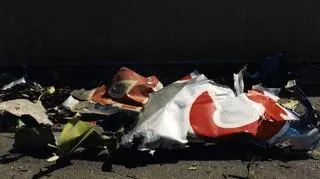 Niepublikowane dotąd zdjęcia z 11 września 2001 roku pokazujące zniszczenia po rozbiciu się porwanego samolotu na budynku Pentagonu