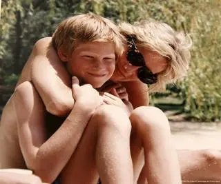 Książę Diana i książę Harry