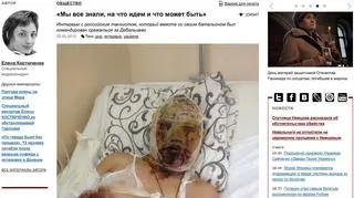 "Nowaja Gazieta" publikuje wywiad z rosyjskim czołgistą, rannym w walkach o Debalcewe   