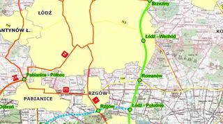 Nowy odcinek ma stanowić wschodnią obwodnicę Łodzi