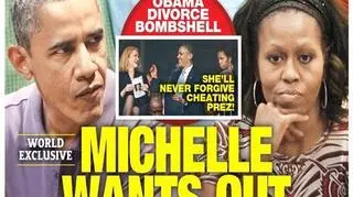 O rozwodzie Obamów "National Enquirer" poinformował w numerze z 20 stycznia
