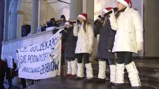 O swoje upomniały się pracownice żłobków