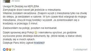 O złodzieju w sieci pisały jego ofiary