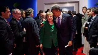 Obama z Angelą Merkel, listopad 2011