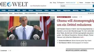 Obama zredukuje arsenał atomowy o 1/3, bez marynarki