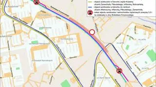Objazdy dla ciężarówek i autobusów