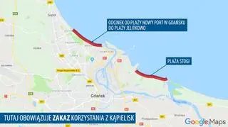 Obowiązuje prewencyjny zakaz korzystania z kąpielisk 
