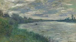 Obraz Claude'a Moneta "La Seine pres de Vétheuil, temps orageux" z 1878 roku ma cenę wywoławcżą: 800-1,2 mln funtów (fot. Christies)