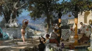 Obraz Henryka Siemiradzkiego "Taniec wśród mieczów"