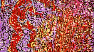 Obraz Keitha Haringa "Moses and the Burning Bush" wyceniany jest na ok. 860 tys. dol. (fot. Christie's)
