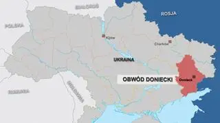 Obwód doniecki to teraz jeden z najbardziej zapalnych punktów na Ukrainie