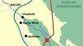 Obwodnica Augustowa będzie przebiegała przez miejscowość Raczki