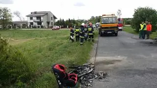 Obydwa auta spłonęły