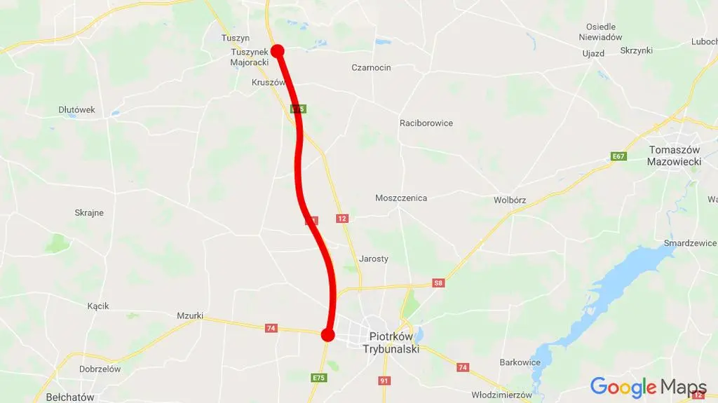 Odcinek A1 budowany na nowo