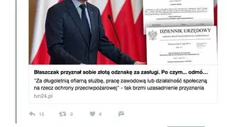 Odpowiedź MSWiA na Twitterze