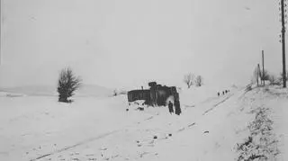 Odśnieżanie torów na trasie Lwów - Tarnopol