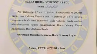 Odznaczenie dla Andrzeja Pawlikowskiego