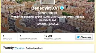 Oficjalny profil papieża