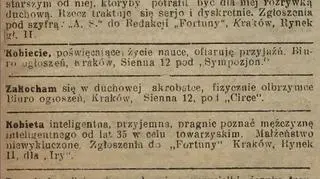 Ogłoszenia towarzyskie z Fortuny