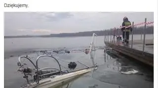 Ogłoszenie o nagrodzie za wskazanie podpalacza
