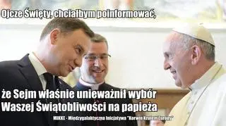 Ojcze Święty, chciałbym poinformować