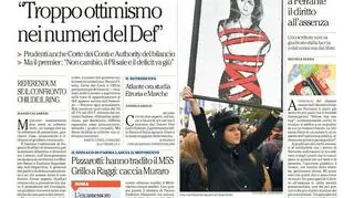 Okładka "La Repubblica"