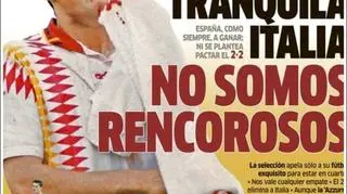 Okładka "Marki", a na niej zakrwawiony Luis Enrique 